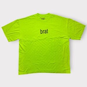 Charli XCX Brat Lime Green T-Shirt Official Album Merch XL New